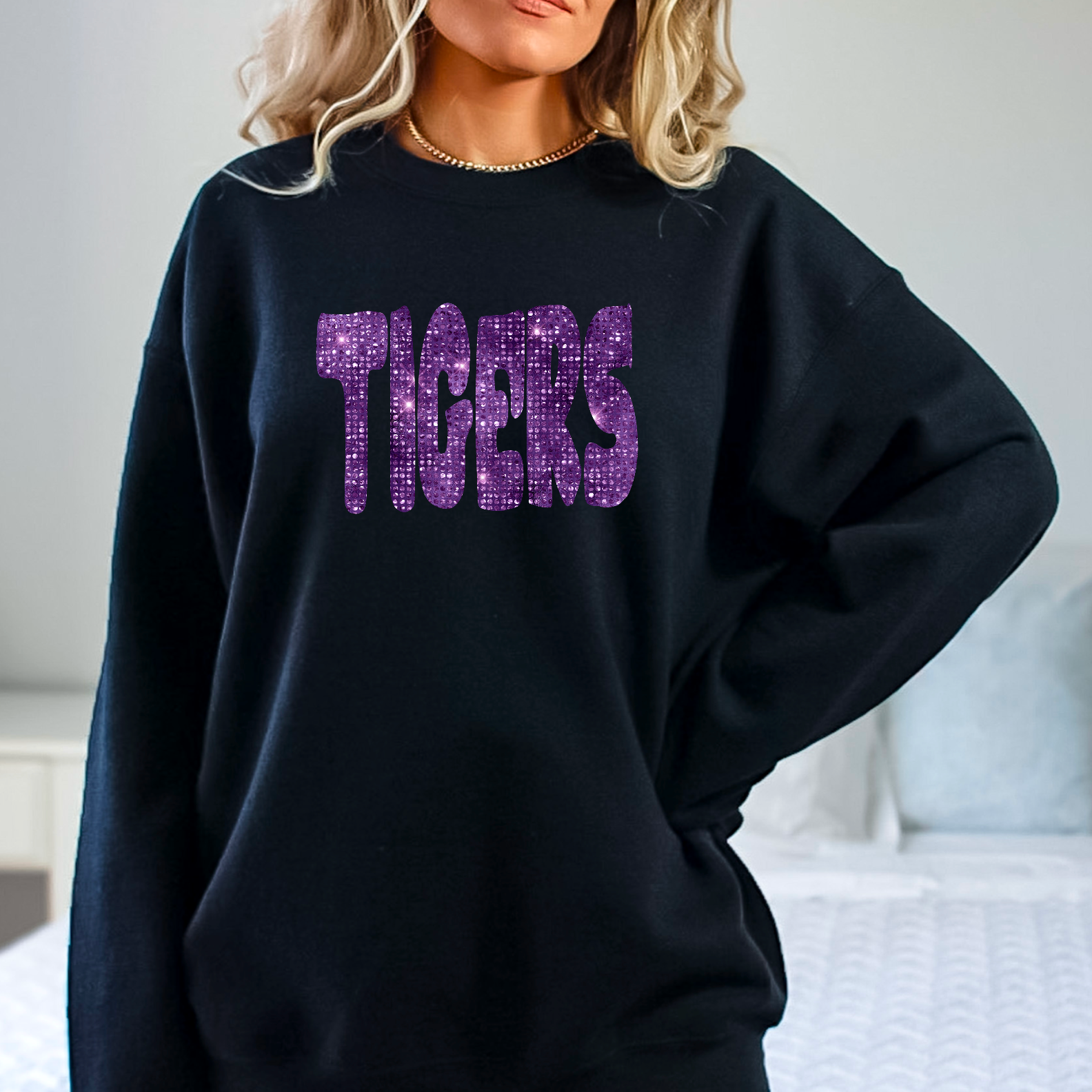 Tigers Bling DTF Print