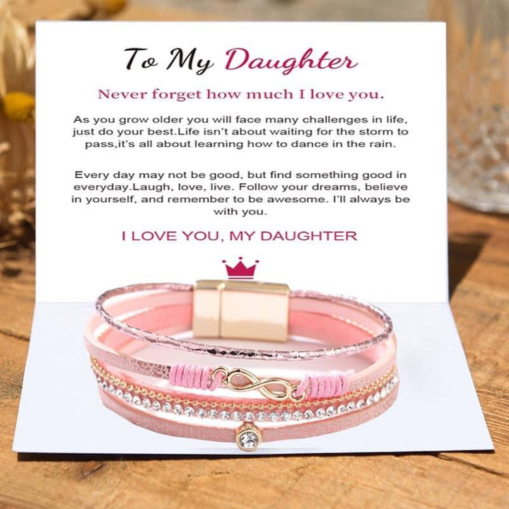 Random To My Daughter Bracelet