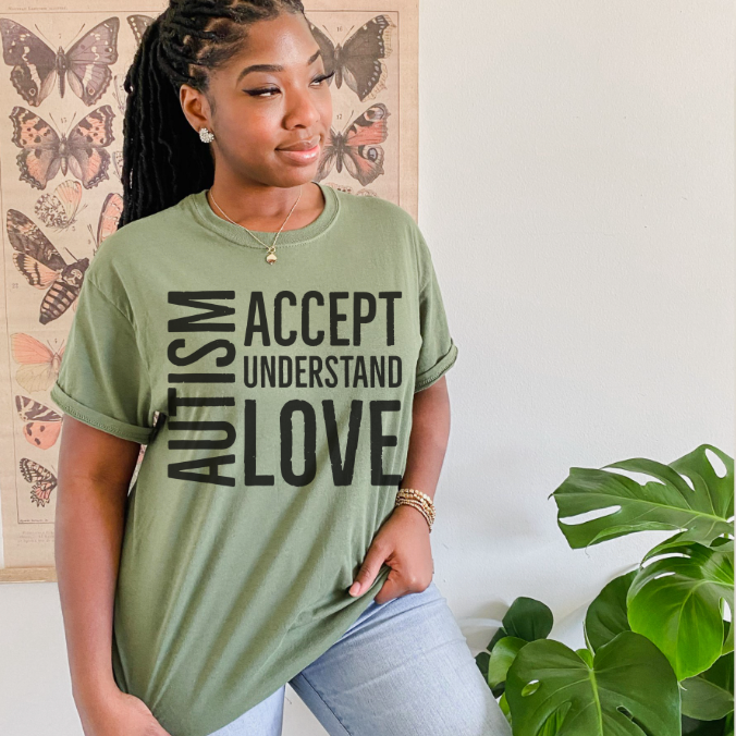 Autism Accept DTF Print