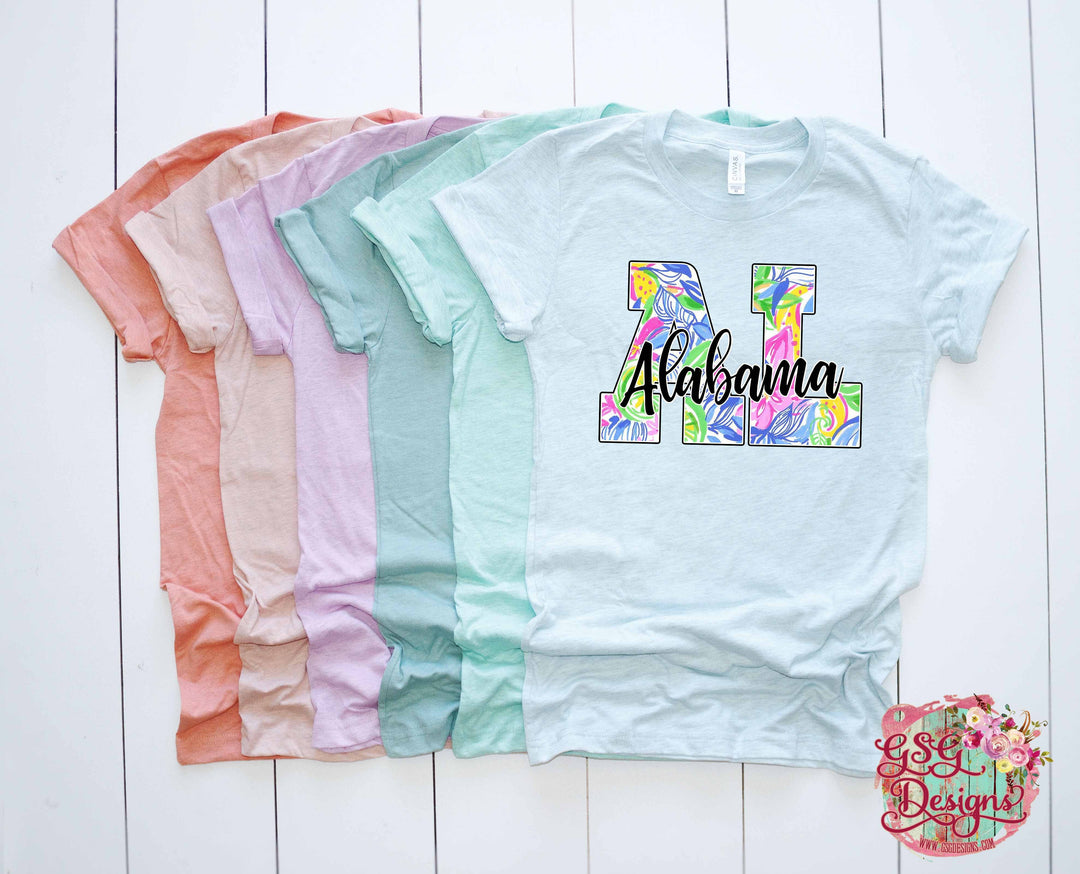 AL Floridian Style Alabama DTF Print