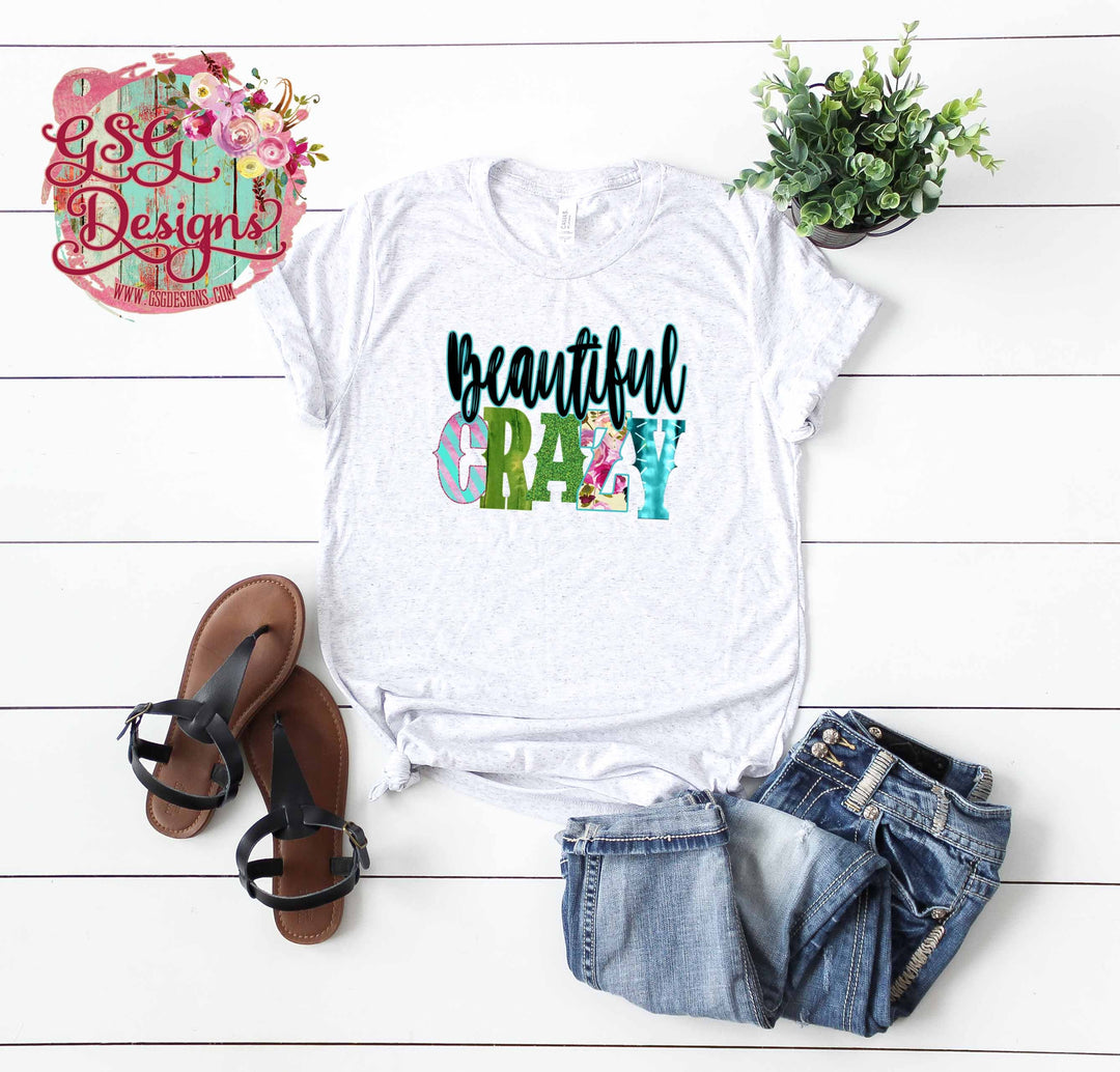 Beautiful Crazy Boho DTF Print