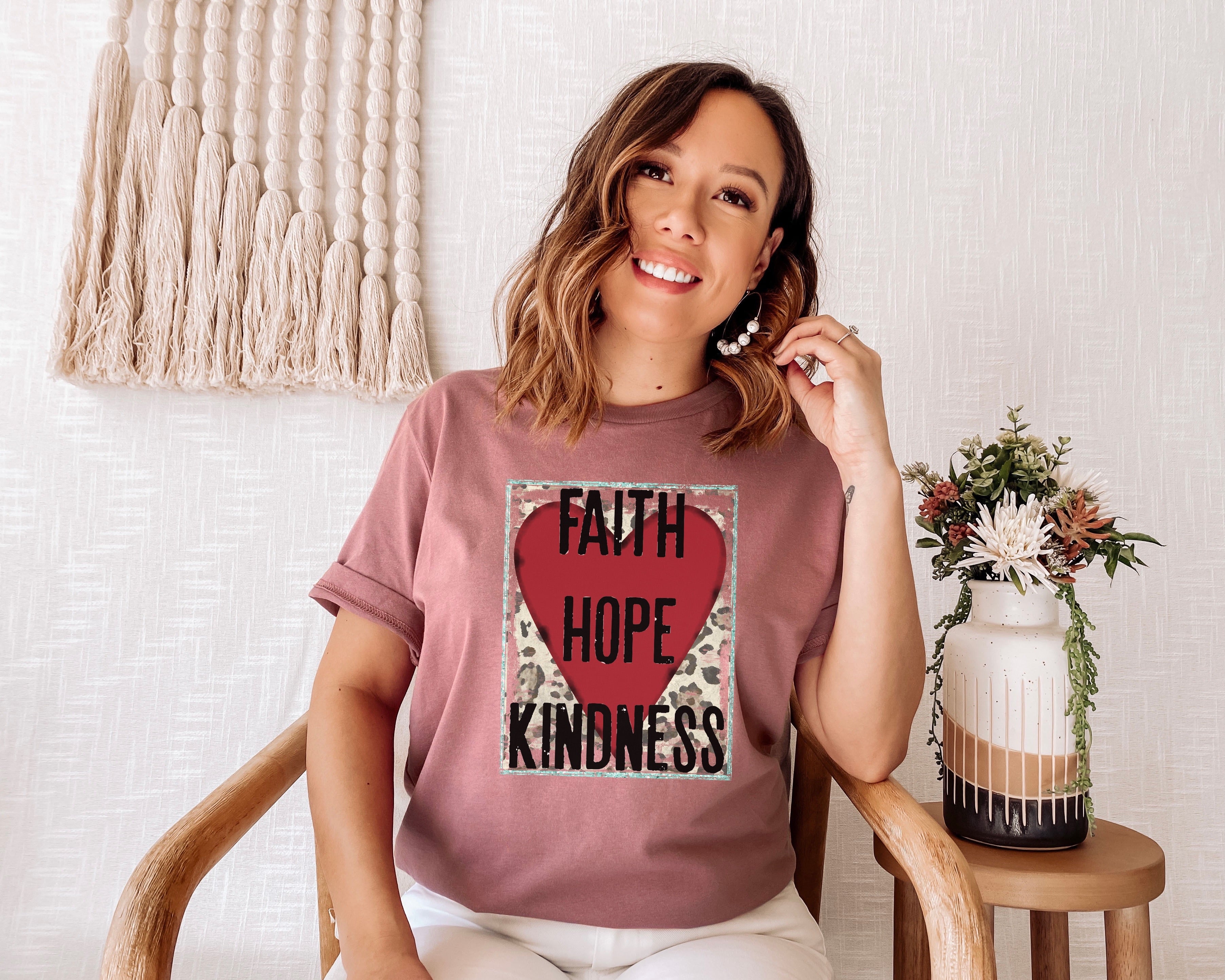 Faith, Hope, Kindness Screen Print (A17)