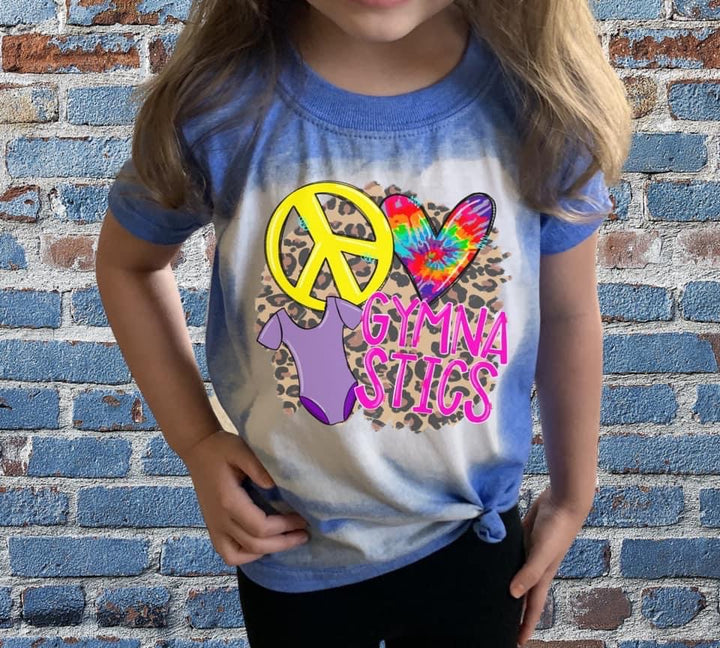 Peace Love Gymnastics Screen Print C6