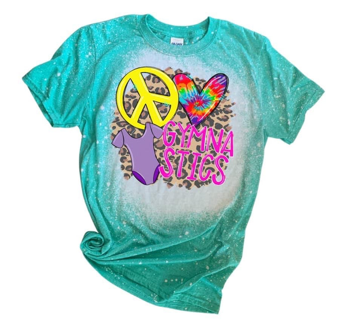 Peace Love Gymnastics Screen Print C6