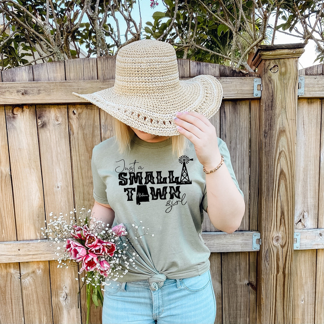 Just a Small Town Girl Alabama AL Screen Print