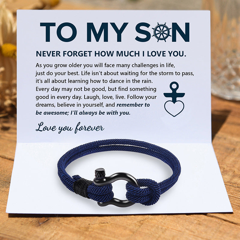 To My Son Bracelet RANDOM