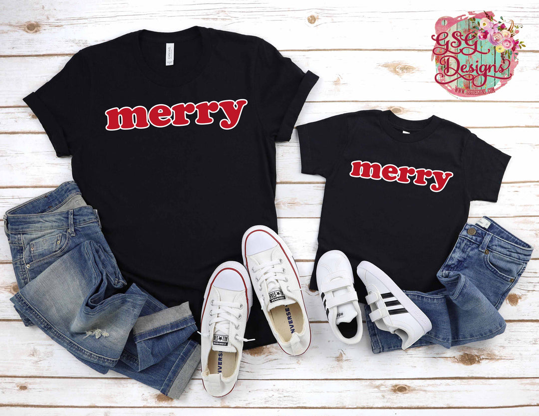 Merry DTF Print