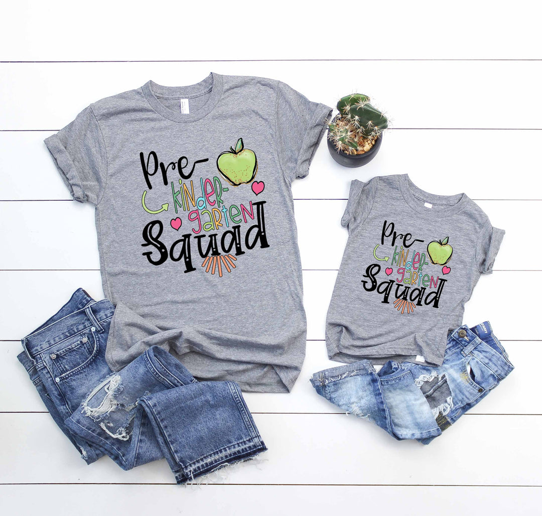 Pre-K Squad Colorful DTF Print